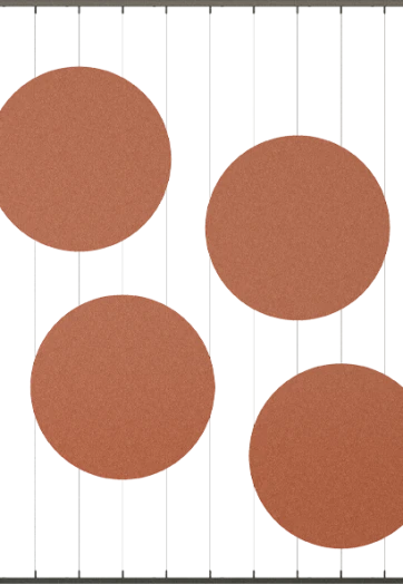 Helios roomdivider (opgespannen divider)