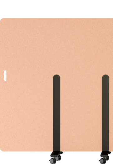 Motus roomdivider (verrijdbare voet)